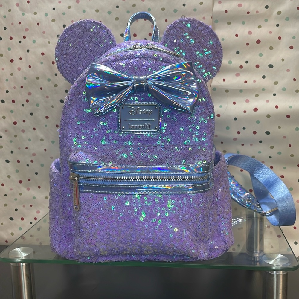 Disney x Loungefly Minnie Mouse Sequin Celebration Bag PALM Exclusive